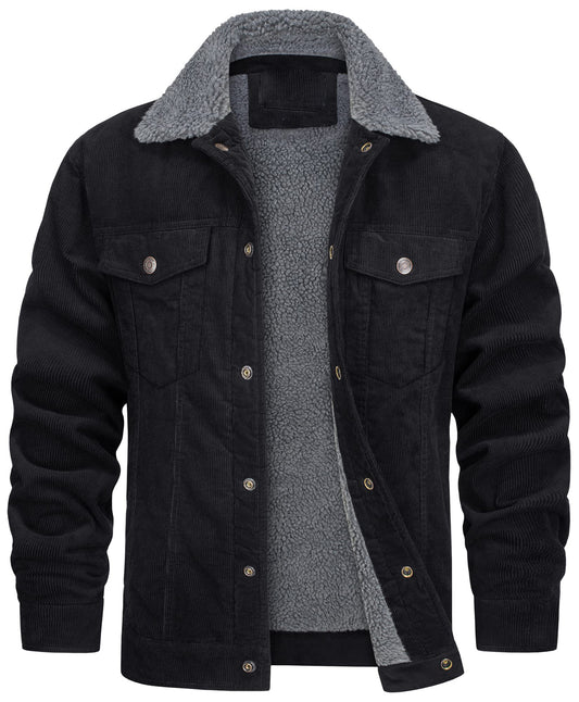 Mens Corduroy Jacket with Wool Liner