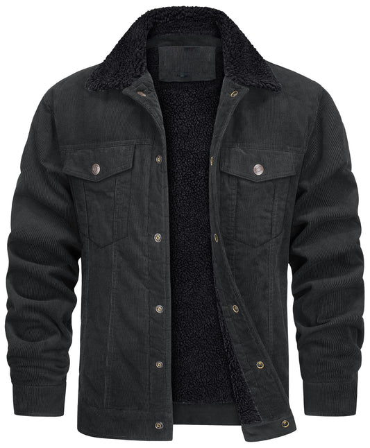 Mens Corduroy Jacket with Wool Liner