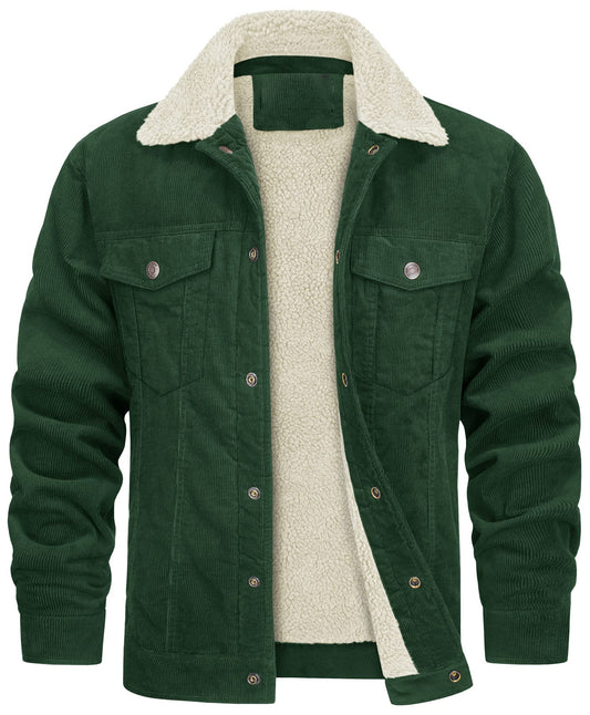 Mens Corduroy Jacket with Wool Liner