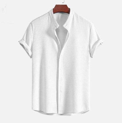 Mens Corduroy Short Sleeve Shirt