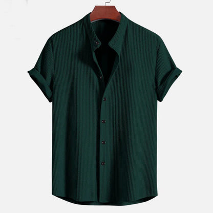 Mens Corduroy Short Sleeve Shirt