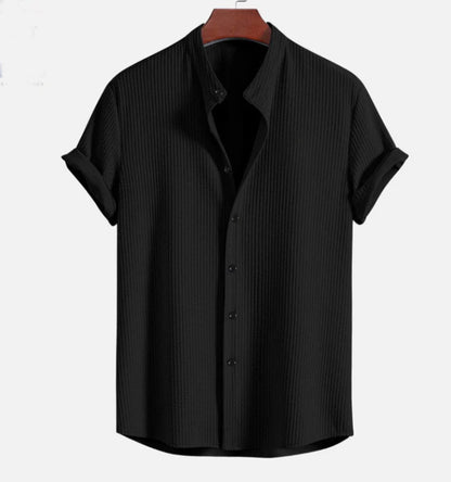 Mens Corduroy Short Sleeve Shirt