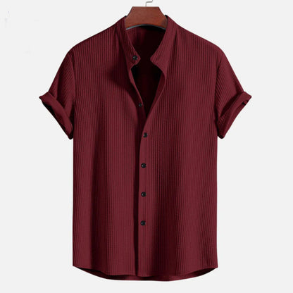 Mens Corduroy Short Sleeve Shirt