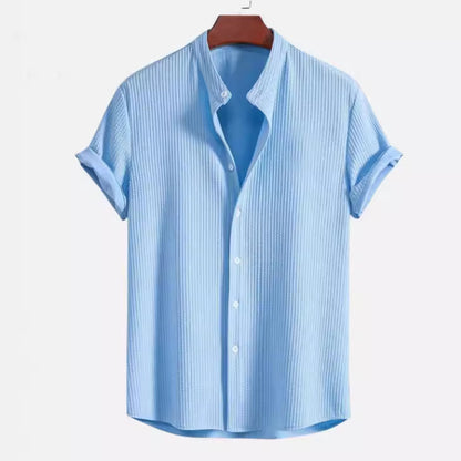 Mens Corduroy Short Sleeve Shirt