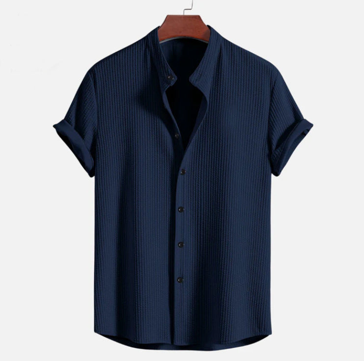 Mens Corduroy Short Sleeve Shirt