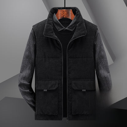 mens corduroy vest