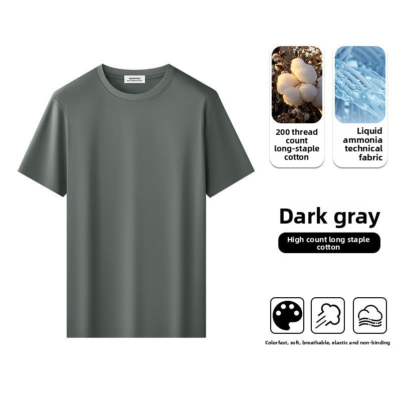 Mens Cotton Blend Short Sleeve T-Shirt