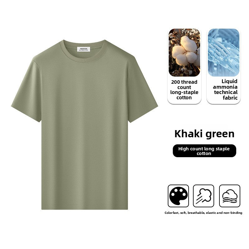 Mens Cotton Blend Short Sleeve T-Shirt