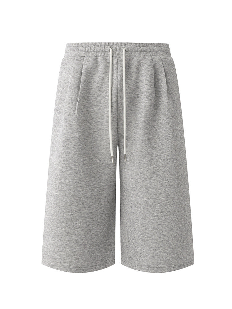 Mens Cotton Cropped Casual Pants
