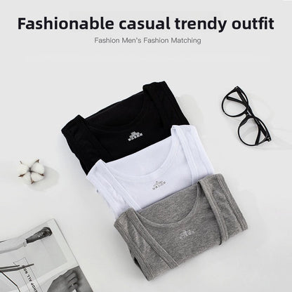 Mens Cotton Elastic Vest