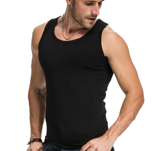 Mens Cotton Elastic Vest