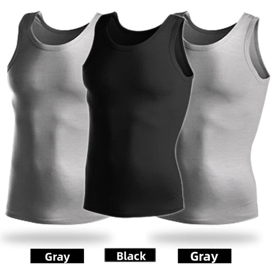 Mens Cotton Elastic Vest