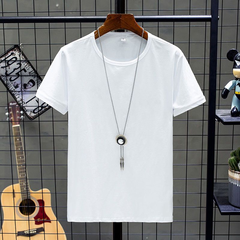 Mens Cotton Linen V-neck T-shirt