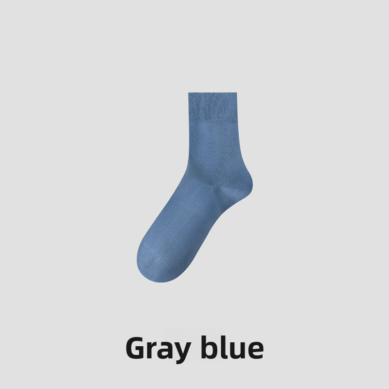 Mens Cotton Long Socks Antibacterial Deodorant