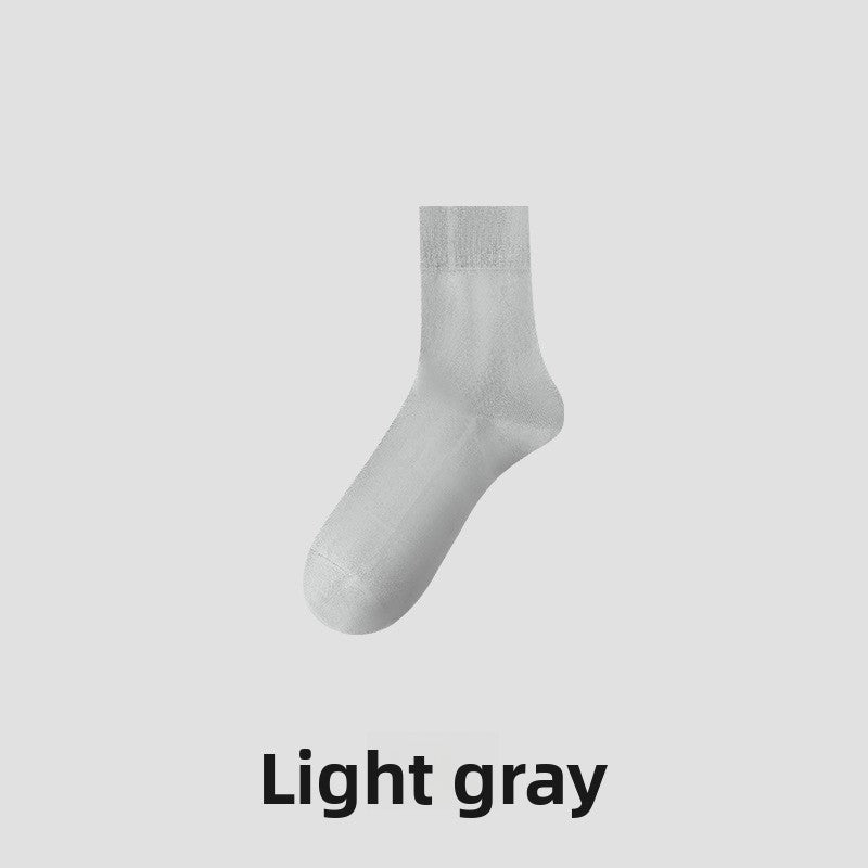 Mens Cotton Long Socks Antibacterial Deodorant