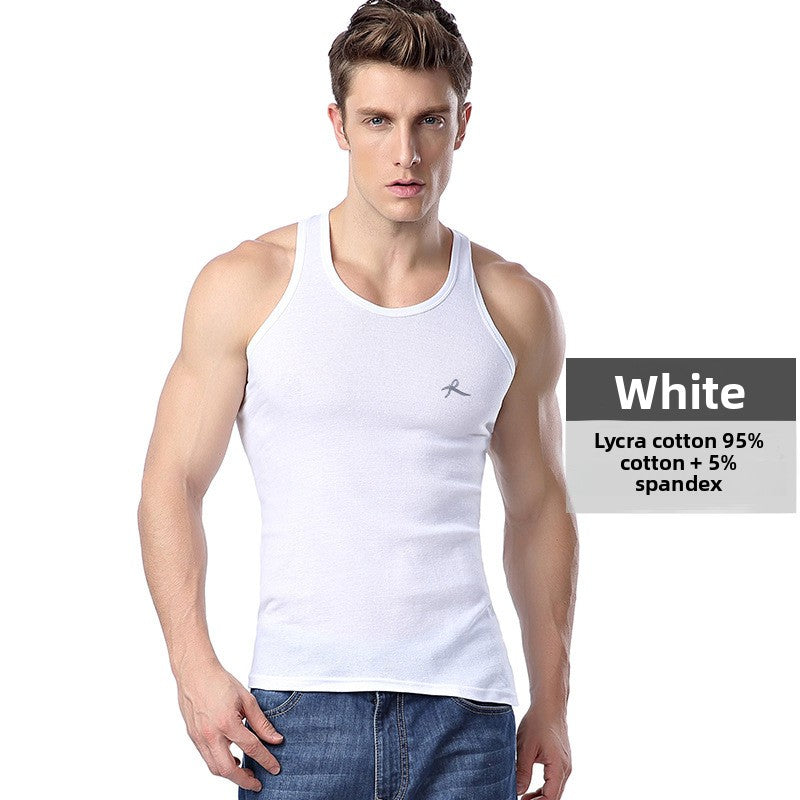 Mens Cotton Sleeveless Undershirt Vest