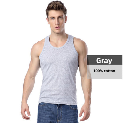 Mens Cotton Sleeveless Undershirt Vest