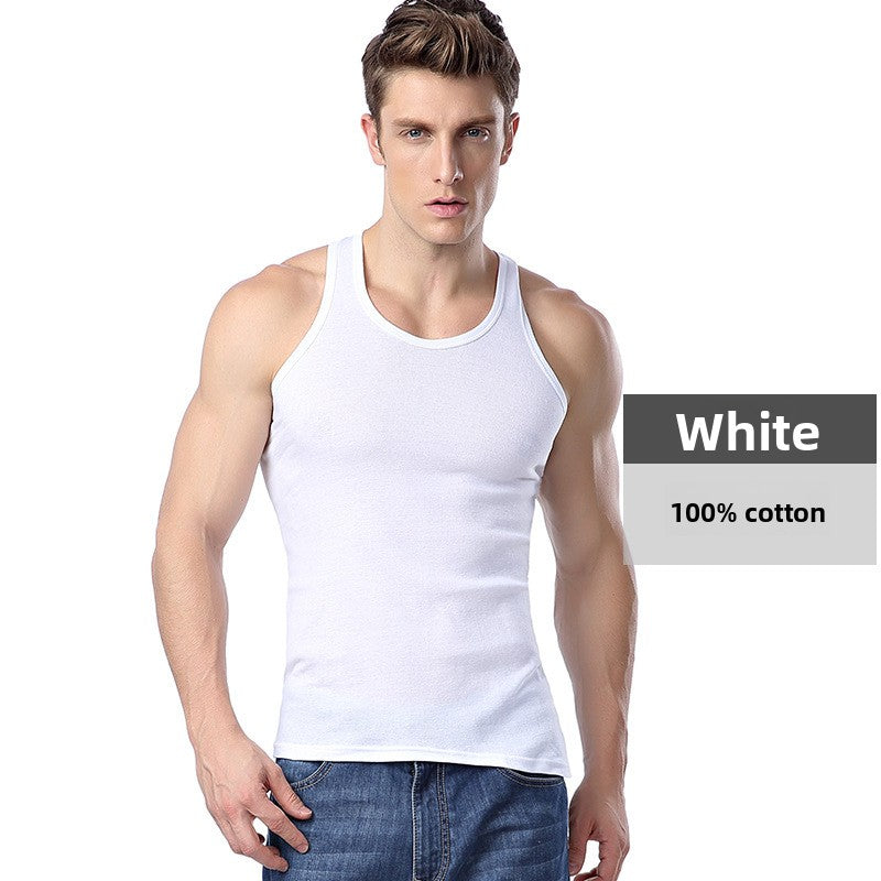 Mens Cotton Sleeveless Undershirt Vest