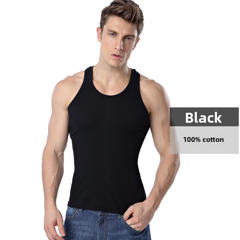 Mens Cotton Sleeveless Undershirt Vest