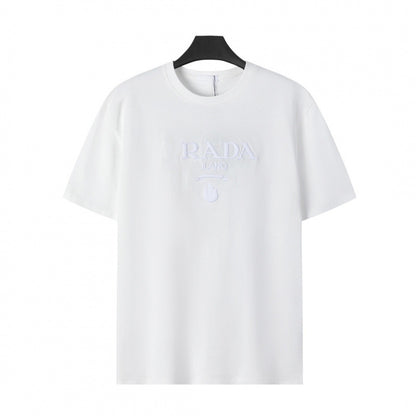 Mens Cotton T-Shirt with Metal Logo