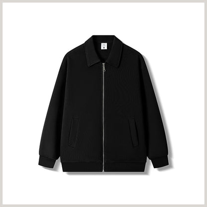 Mens Cotton Zippered Cardigan Jacket