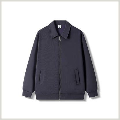 Mens Cotton Zippered Cardigan Jacket