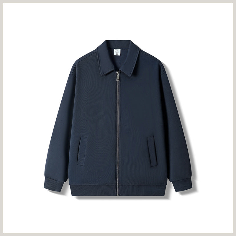 Mens Cotton Zippered Cardigan Jacket