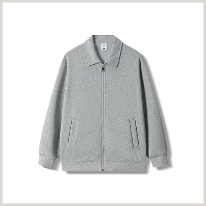 Mens Cotton Zippered Cardigan Jacket