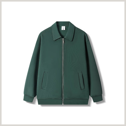 Mens Cotton Zippered Cardigan Jacket