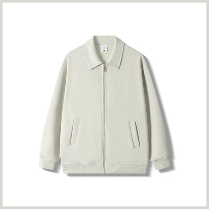 Mens Cotton Zippered Cardigan Jacket