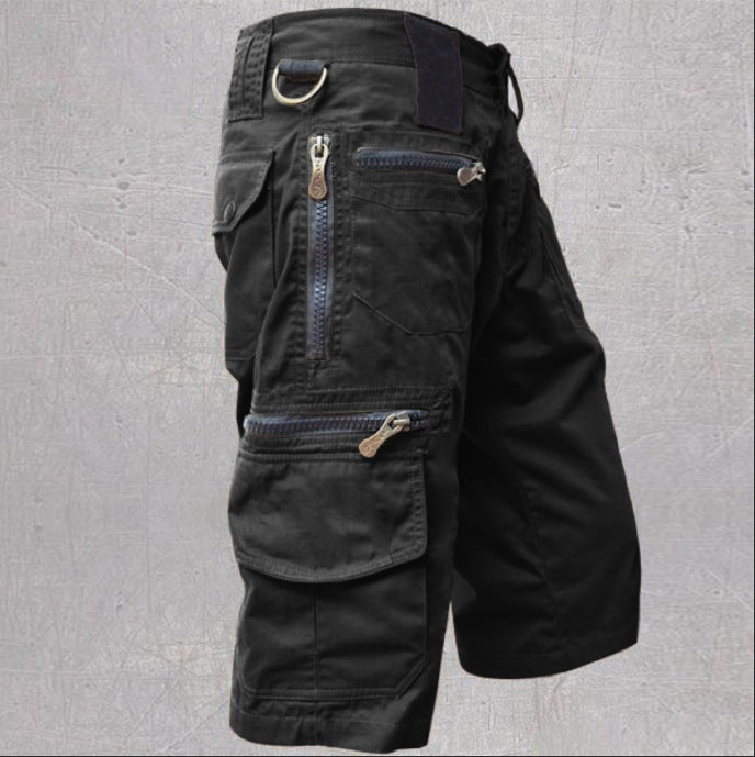 Mens Cropped Cotton Casual Pants
