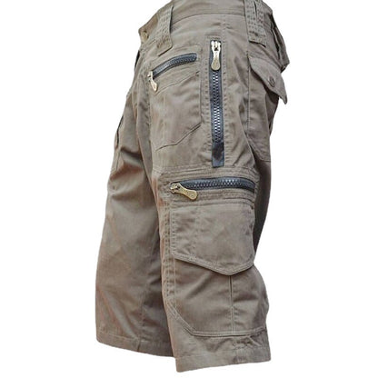 Mens Cropped Cotton Casual Pants
