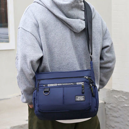 Mens Crossbody Bag Oxford Cloth Water Repellent