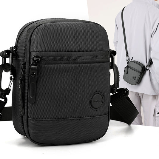 Mens Crossbody Bag Waterproof Leather Travel Phone Bag