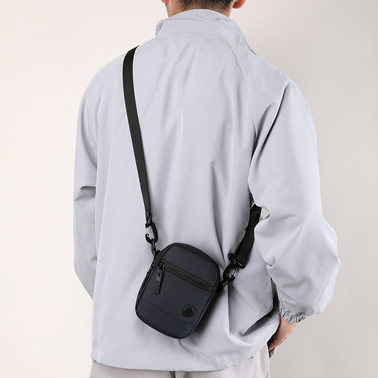 Mens Crossbody Bag Waterproof Leather Travel Phone Bag