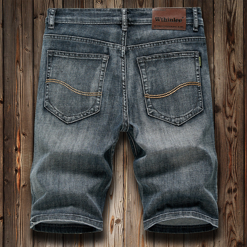 Mens denim shorts
