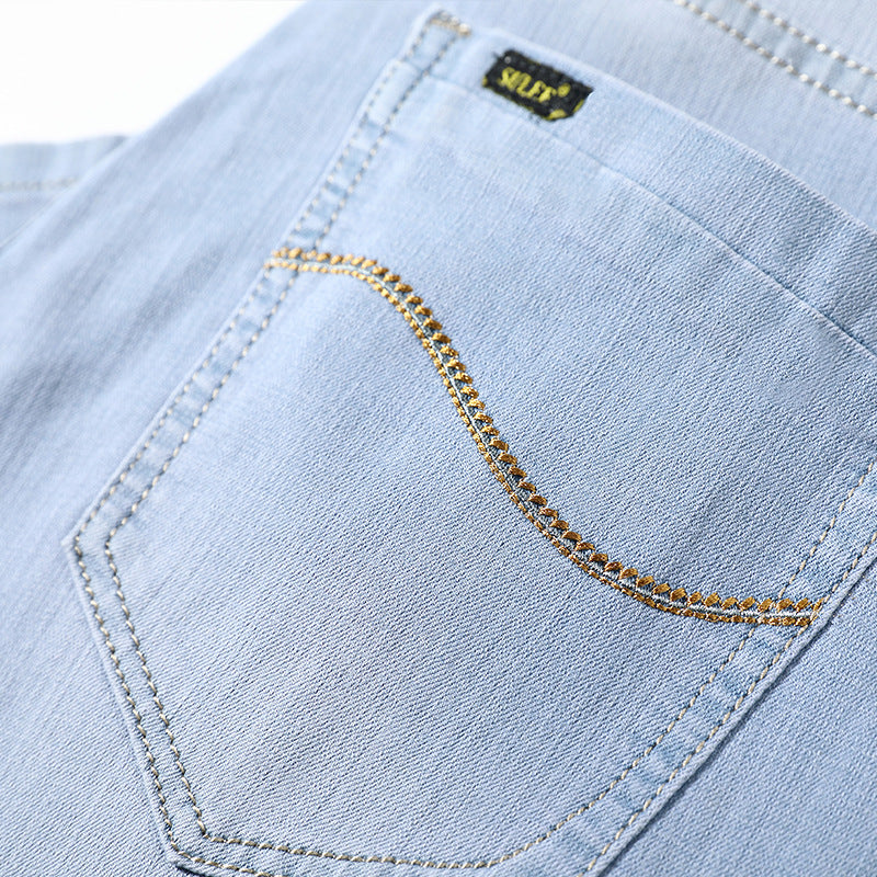 Mens denim shorts