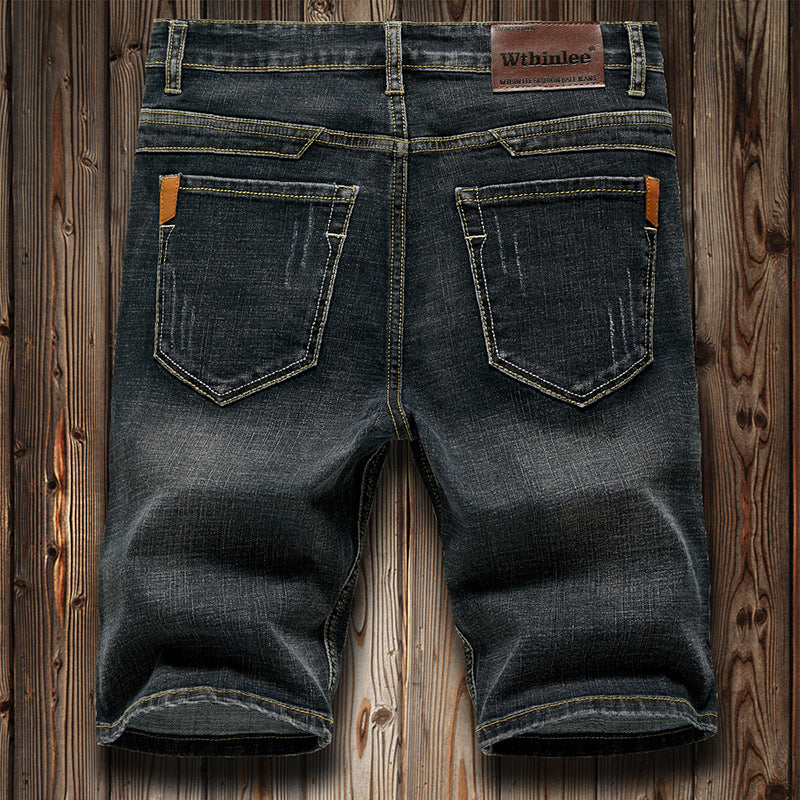 Mens denim shorts