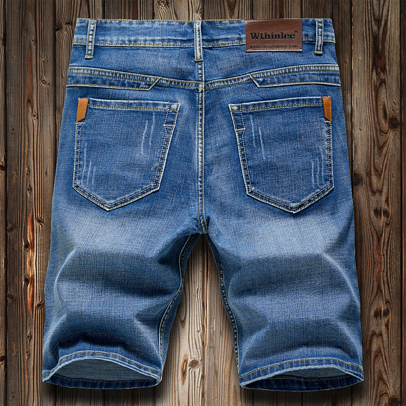 Mens denim shorts