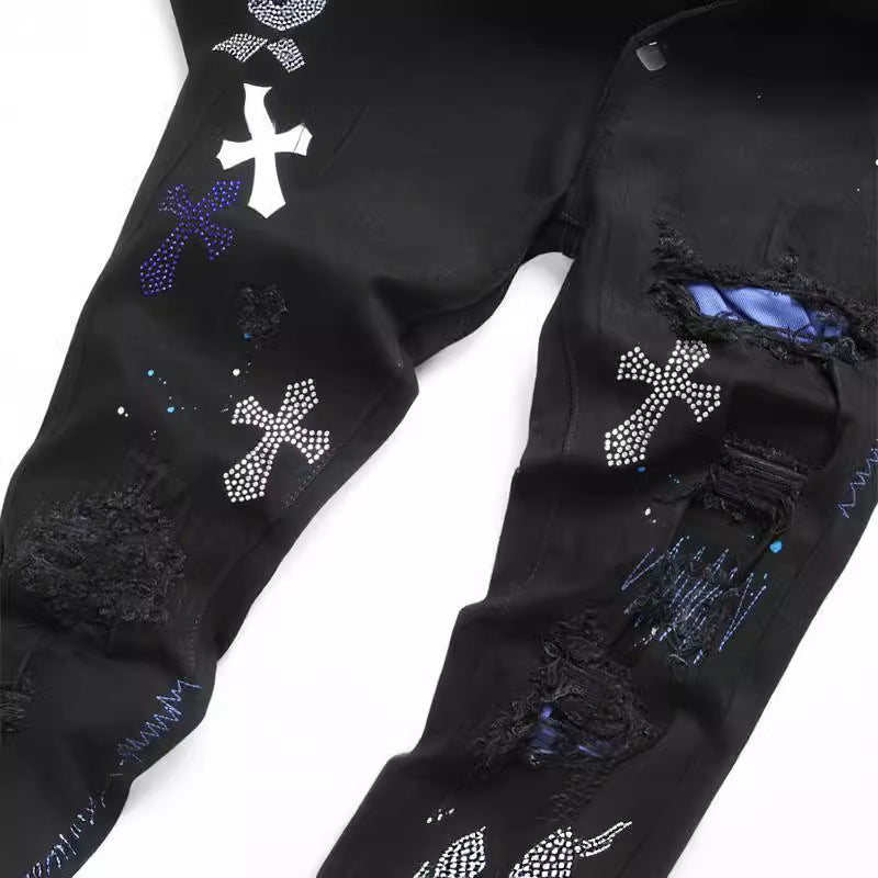 Mens Denim Trousers