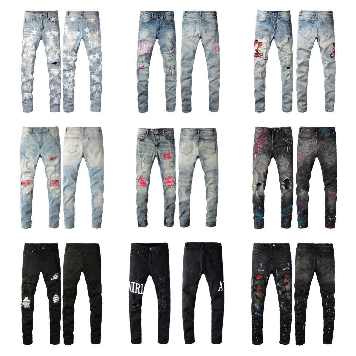 Mens Denim Trousers