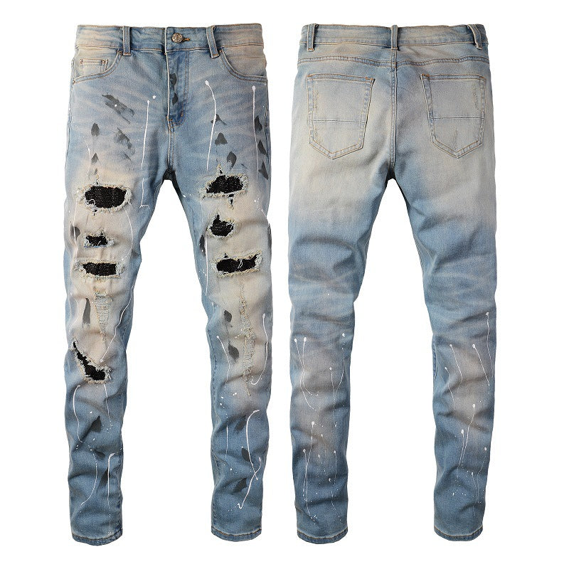 Mens Denim Trousers