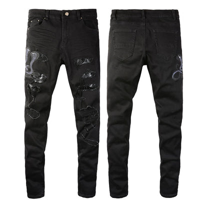 Mens Denim Trousers