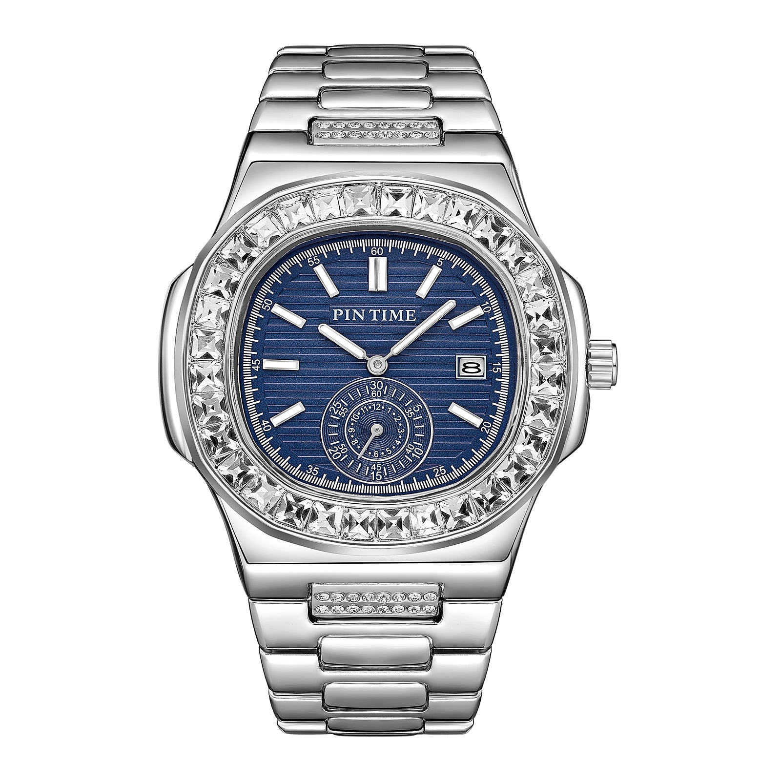 Mens Diamond Accent Quartz Watch