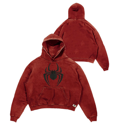 Mens Digital Print Hooded Long Sleeve Shirt