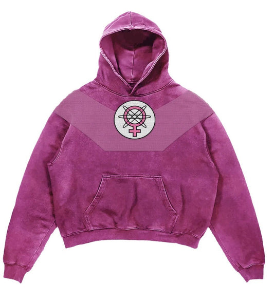 Mens Digital Print Hooded Shirt