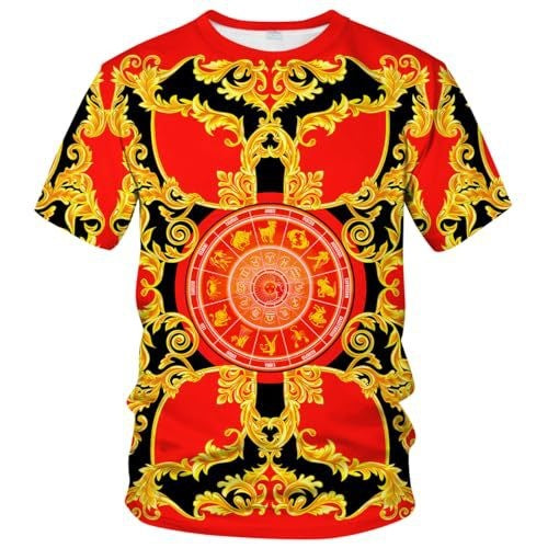 Mens Divine Wings Print T-Shirt