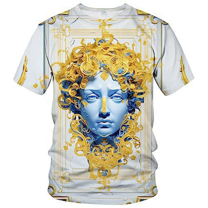 Mens Divine Wings Print T-Shirt