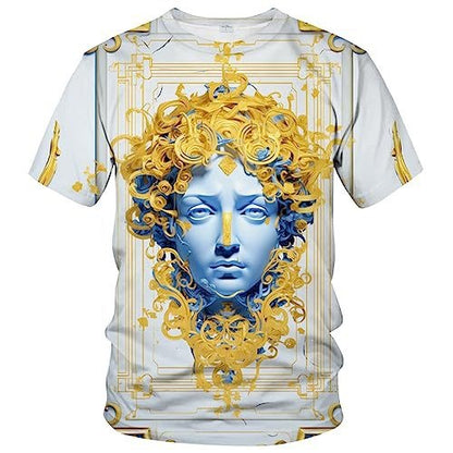 Mens Divine Wings Print T-Shirt