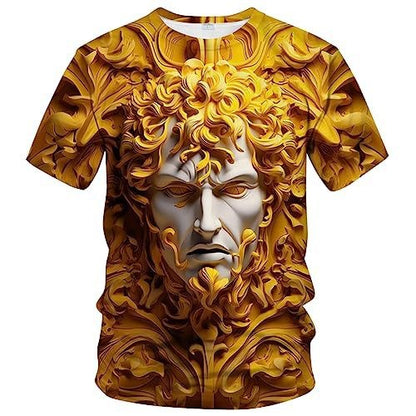 Mens Divine Wings Print T-Shirt
